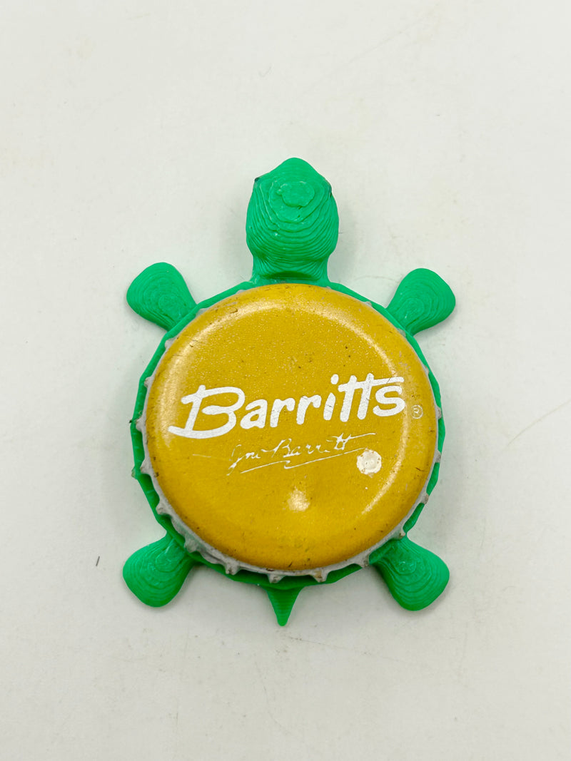 Barritts Ginger Beer - Bottle Cap Magnet Turtle (Copy) Shell Shocked Art