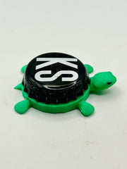 Karl Strauss Brewing (KS) - Bottle Cap Magnet Turtle Shell Shocked Art