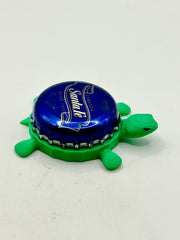 Santa Fe Cerveza - Bottle Cap Magnet Turtle (Copy) Shell Shocked Art