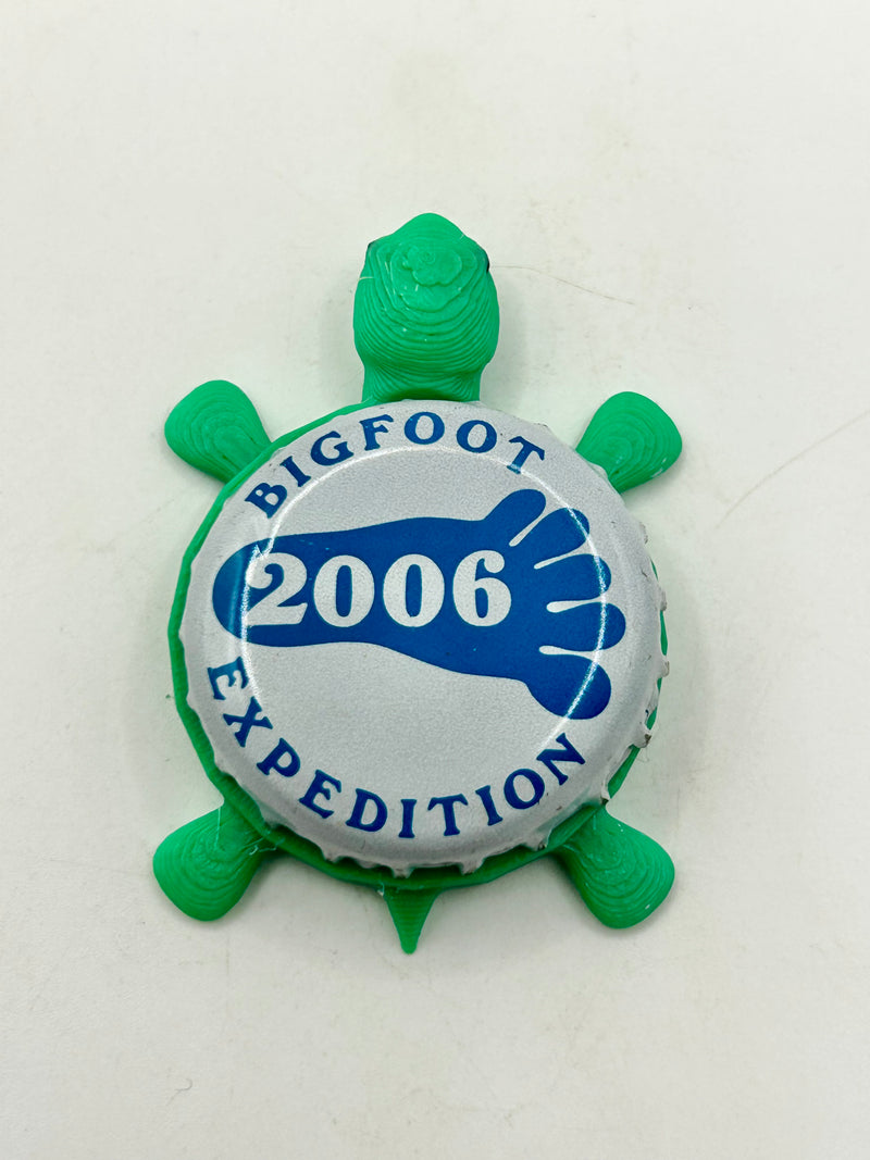 Sierra Nevada Bigfoot Expedition (2006) - Bottle Cap Magnet Turtle Shell Shocked Art