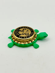 Firehouse Brewing (Black) - Bottle Cap Magnet Turtle Shell Shocked Art