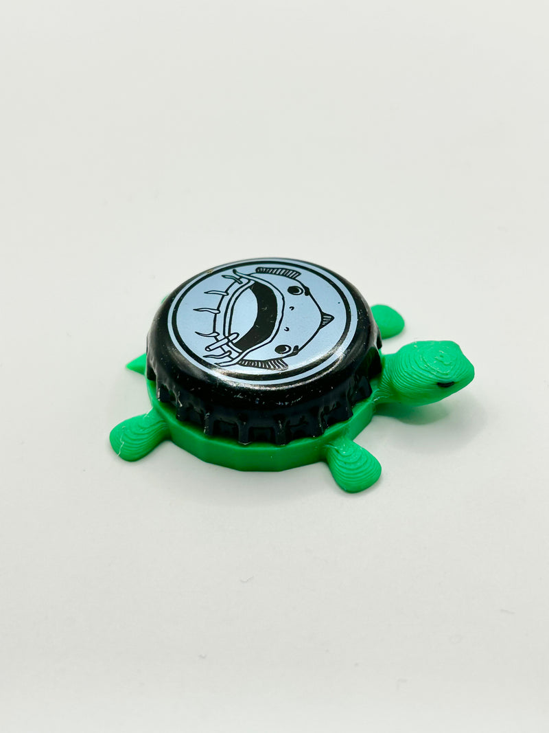 Prairie Artisan Ale - Bottle Cap Magnet Turtle Shell Shocked Art