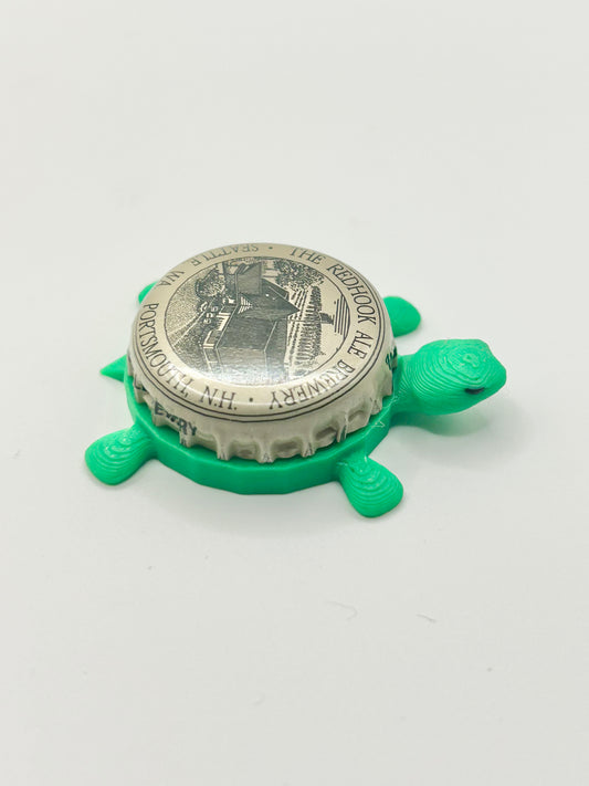 Red Hook Seattle/Portsmouth (Vintage) - Bottle Cap Magnet Turtle
