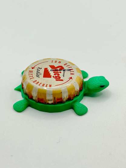 Stiegl Radler Beer (Austrian Beer) - Bottle Cap Magnet Turtle Shell Shocked Art