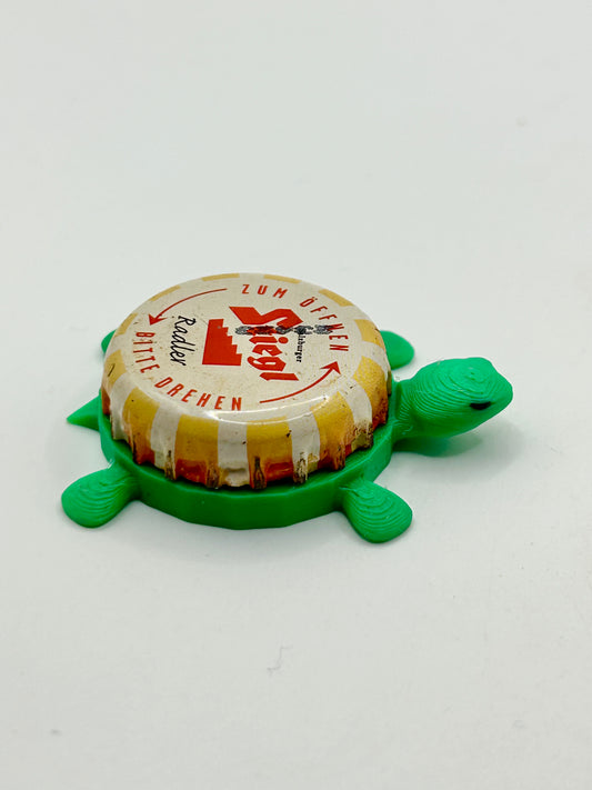 Stiegl Radler Beer (Austrian Beer) - Bottle Cap Magnet Turtle Shell Shocked Art