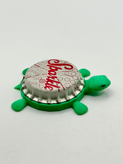 Sparkle Beverage (Vintage) - Bottle Cap Magnet Turtle Shell Shocked Art
