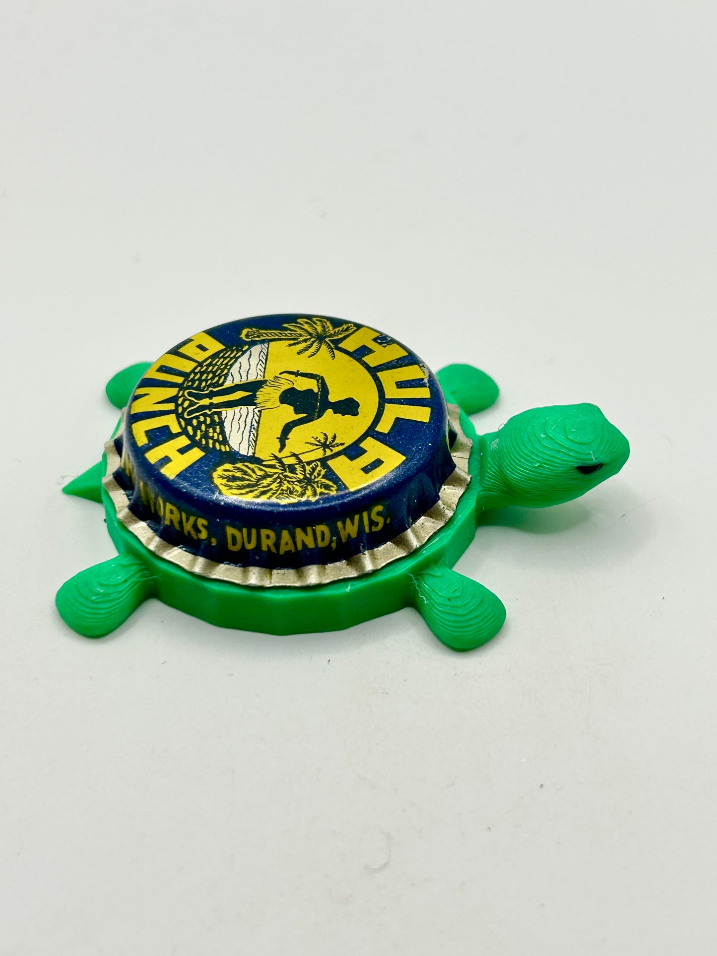 Hula Punch - Bottle Cap Magnet Turtle