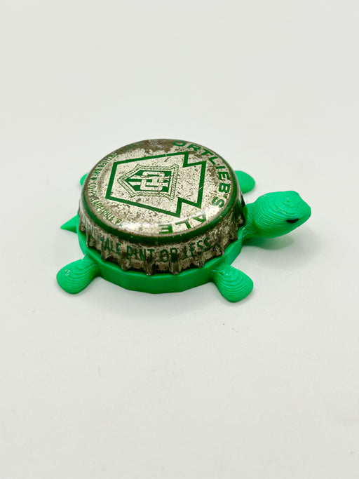 Ortlieb’s Ale (Vintage) - Bottle Cap Magnet Turtle Shell Shocked Art