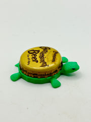 Butterscotch Beer (Gold) - Bottle Cap Magnet Turtle Shell Shocked Art