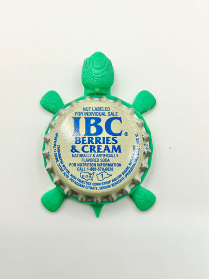 IBC Berries & Cream - Bottle Cap Magnet Turtle Shell Shocked Art