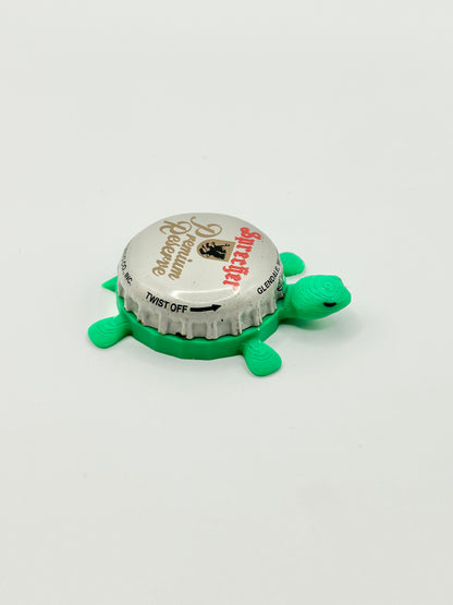 Sprecher Premium Reserve - Bottle Cap Magnet Turtle Shell Shocked Art