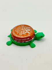 IBC Tangerine Cream Soda - Bottle Cap Magnet Turtle Shell Shocked Art