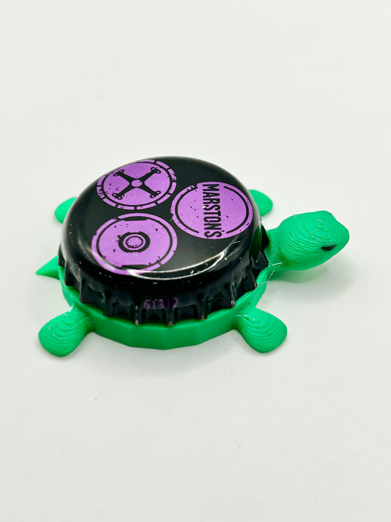 Marston’s Old Empire IPA (Purple) - Bottle Cap Magnet Turtle Shell Shocked Art