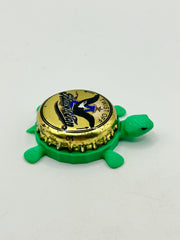 Budweiser Black & Tan (Vintage) - Bottle Cap Magnet Turtle Shell Shocked Art