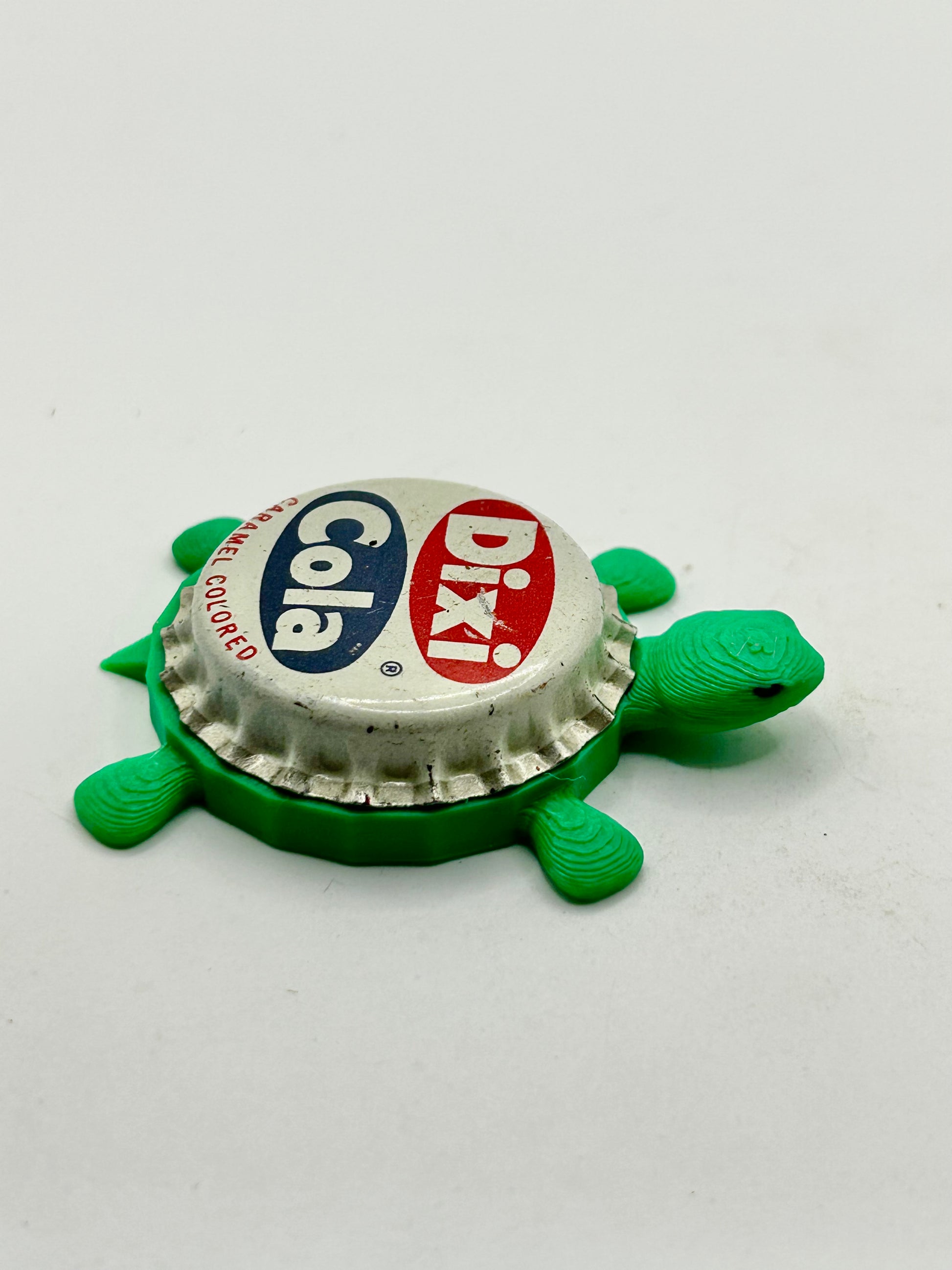 Dixi Cola (Vintage) - Bottle Cap Magnet Turtle Shell Shocked Art
