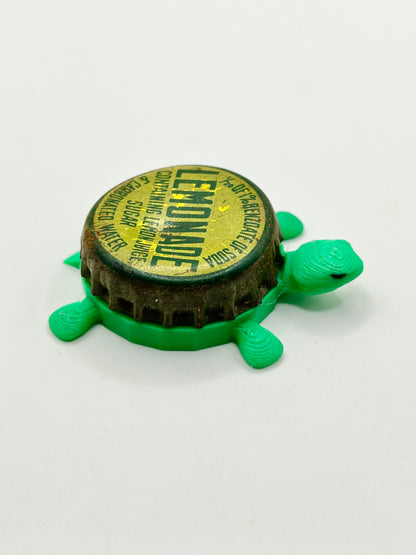 Lemonade - Bottle Cap Magnet Turtle Shell Shocked Art
