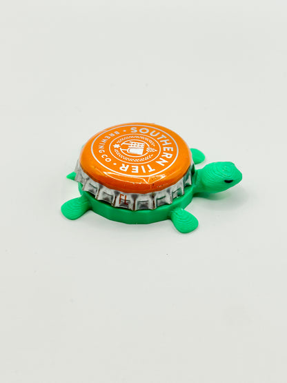Southern Tier Brewing Pumking (Orange) - Bottle Cap Magnet Turtle Shell Shocked Art