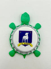 AFC Richmond (Ted Lasso) - Bottle Cap Magnet Turtle Shell Shocked Art