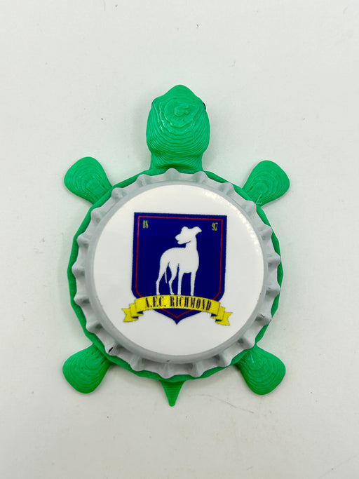 AFC Richmond (Ted Lasso) - Bottle Cap Magnet Turtle Shell Shocked Art