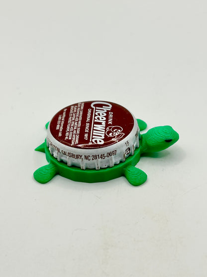 Cheerwine (Maroon) - Bottle Cap Magnet Turtle Shell Shocked Art