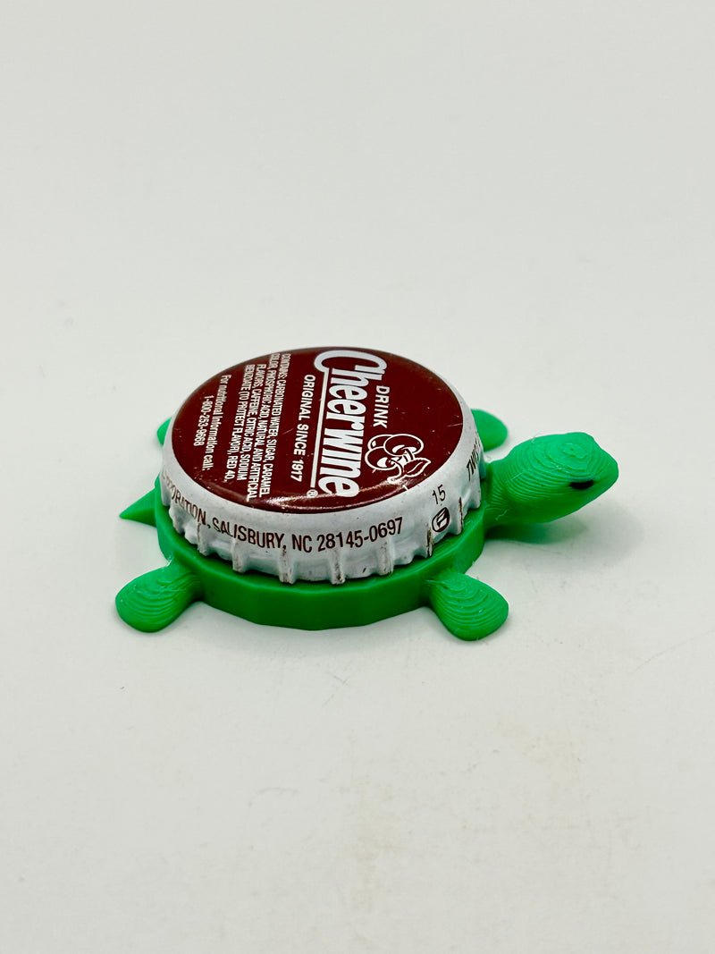 Cheerwine (Maroon) - Bottle Cap Magnet Turtle Shell Shocked Art