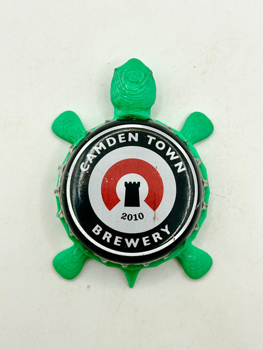 Camden Town Brewing - Bottle Cap Magnet Turtle (Copy) Shell Shocked Art