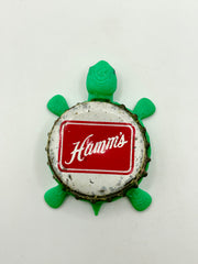 Hamm’s (Vintage) - Bottle Cap Magnet Turtle Shell Shocked Art