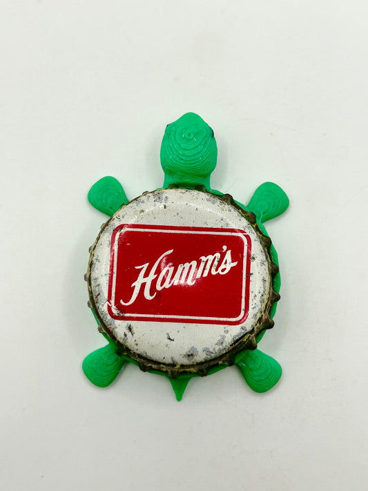 Hamm’s (Vintage) - Bottle Cap Magnet Turtle