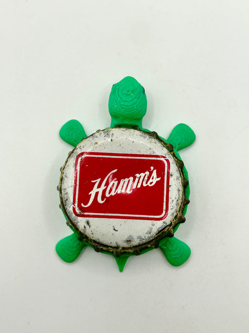 Hamm’s (Vintage) - Bottle Cap Magnet Turtle Shell Shocked Art