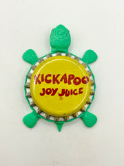 Kickapoo (Vintage) - Bottle Cap Magnet Turtle Shell Shocked Art