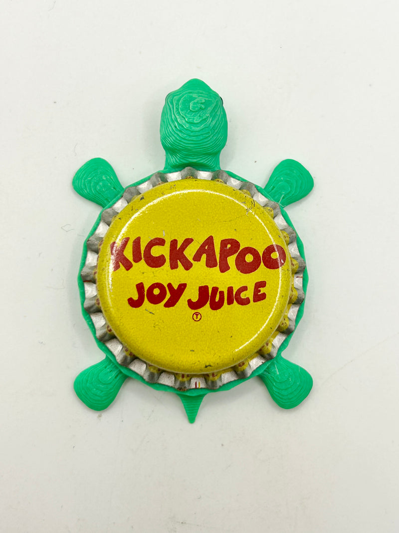 Kickapoo (Vintage) - Bottle Cap Magnet Turtle Shell Shocked Art