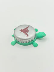 Smirnoff Eagle (Silver) - Bottle Cap Magnet Turtle Shell Shocked Art