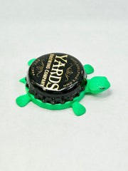 Yards Brewing (Vintage) - Bottle Cap Magnet Turtle Shell Shocked Art