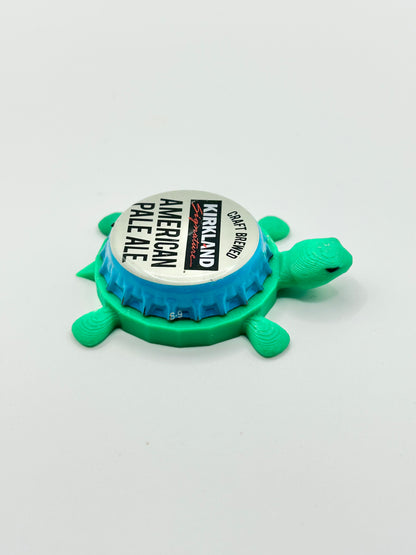 Kirkland American Pale Ale - Bottle Cap Magnet Turtle Shell Shocked Art