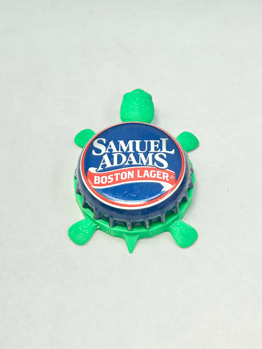 Sam Adams Boston Lager - Bottle Cap Magnet Turtle