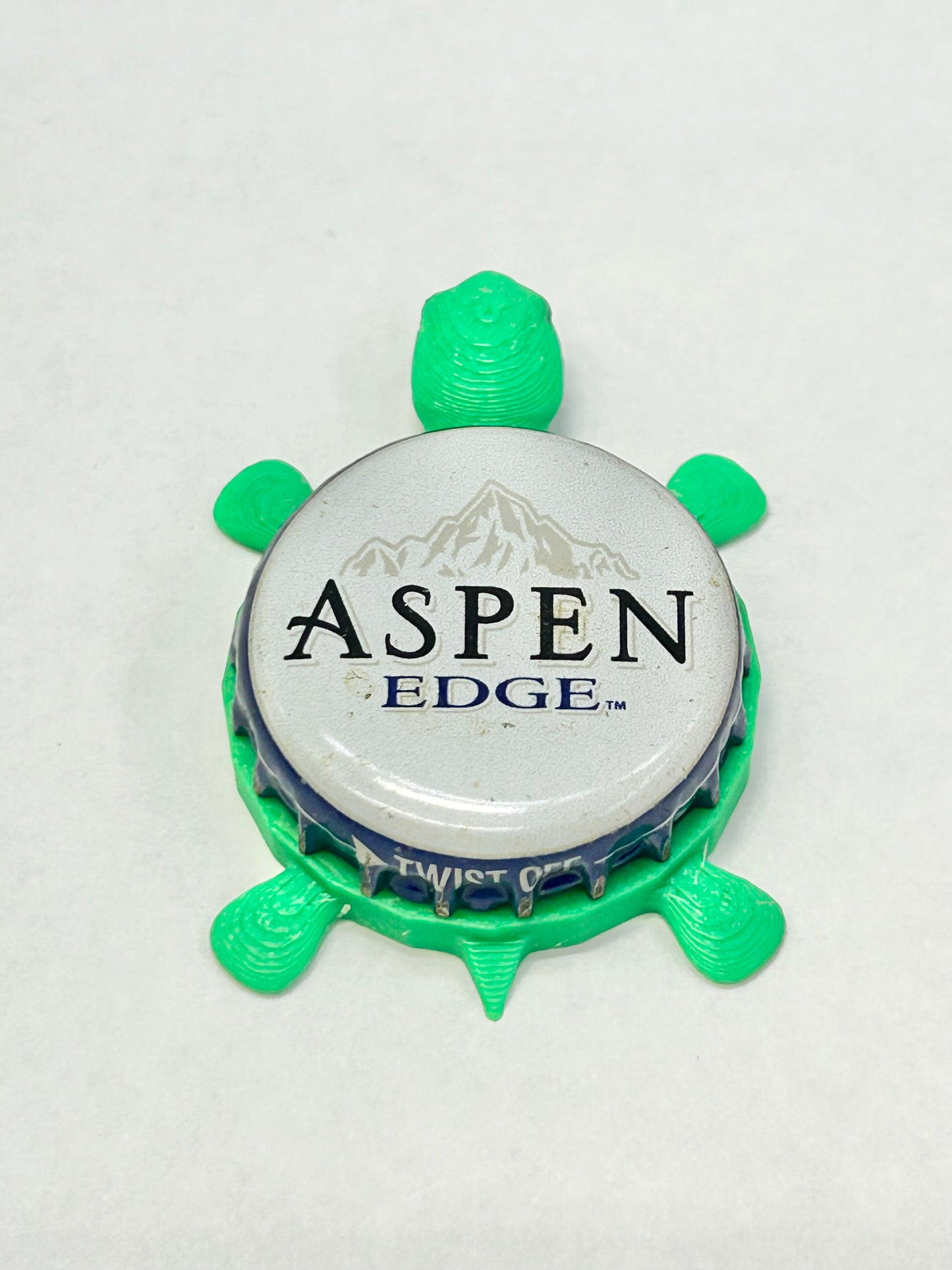 Aspen Edge - Bottle Cap Magnet Turtle