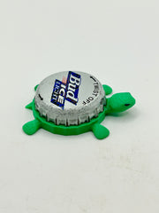 Bud Ice Light (Vintage) - Bottle Cap Magnet Turtle Shell Shocked Art