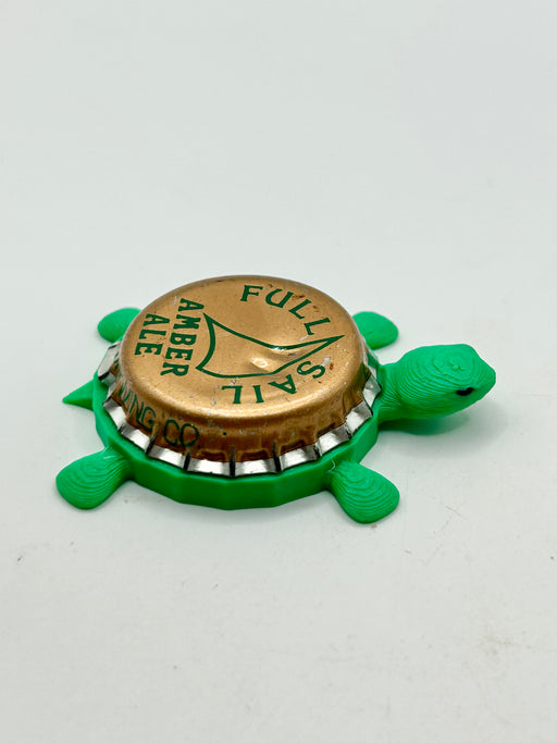 Full Sail Brewing (Amber Ale Vintage) - Bottle Cap Magnet Turtle Shell Shocked Art