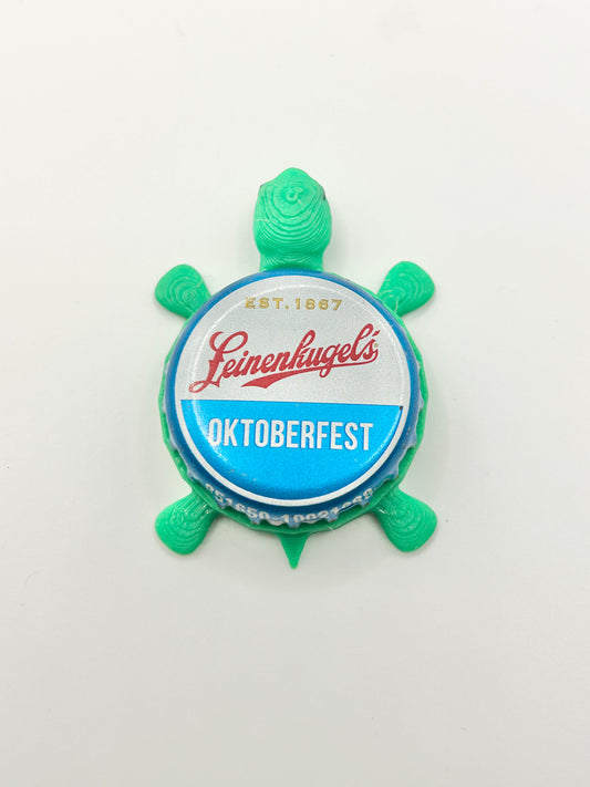 Leinenkugel's Oktoberfest - Bottle Cap Magnet Turtle