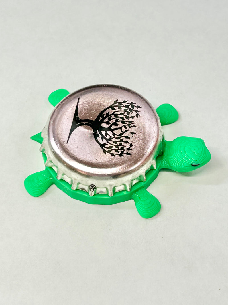 Fever Tree Ginger Beer (Light Pink) - Bottle Cap Magnet Turtle Shell Shocked Art