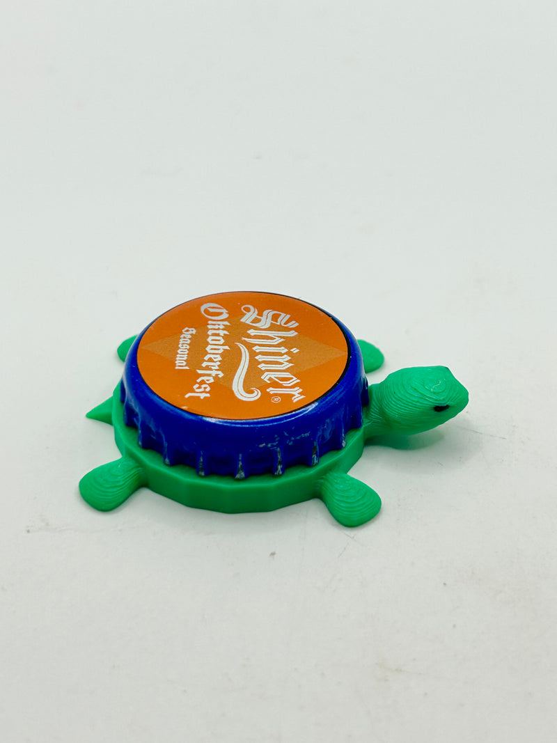 Shiner Oktoberfest (Modern) - Bottle Cap Magnet Turtle Shell Shocked Art