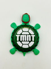 Raphael TMNT - Bottle Cap Magnet Turtle Shell Shocked Art
