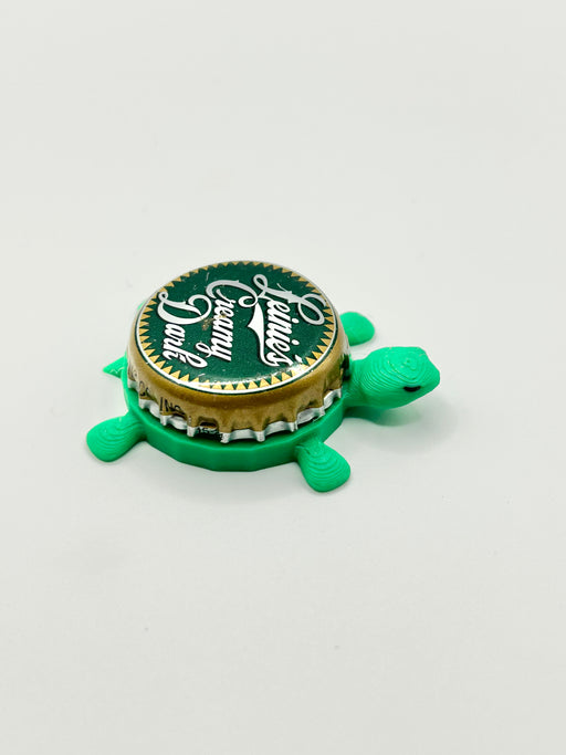 Leinenkugel's Creamy Dark (Vintage) - Bottle Cap Magnet Turtle Shell Shocked Art