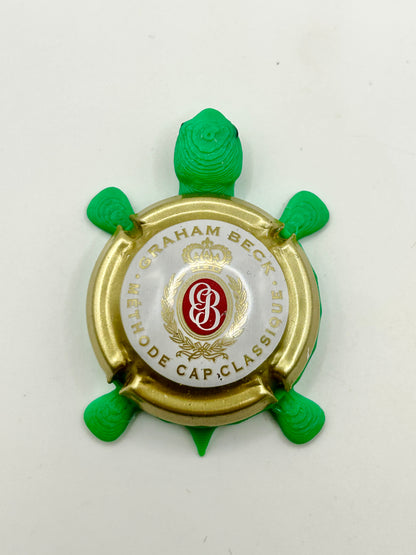 Graham Beck Champagne - Bottle Cap Magnet Turtle