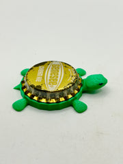 Genesee Cream Ale (Gold Vintage) - Bottle Cap Magnet Turtle Shell Shocked Art