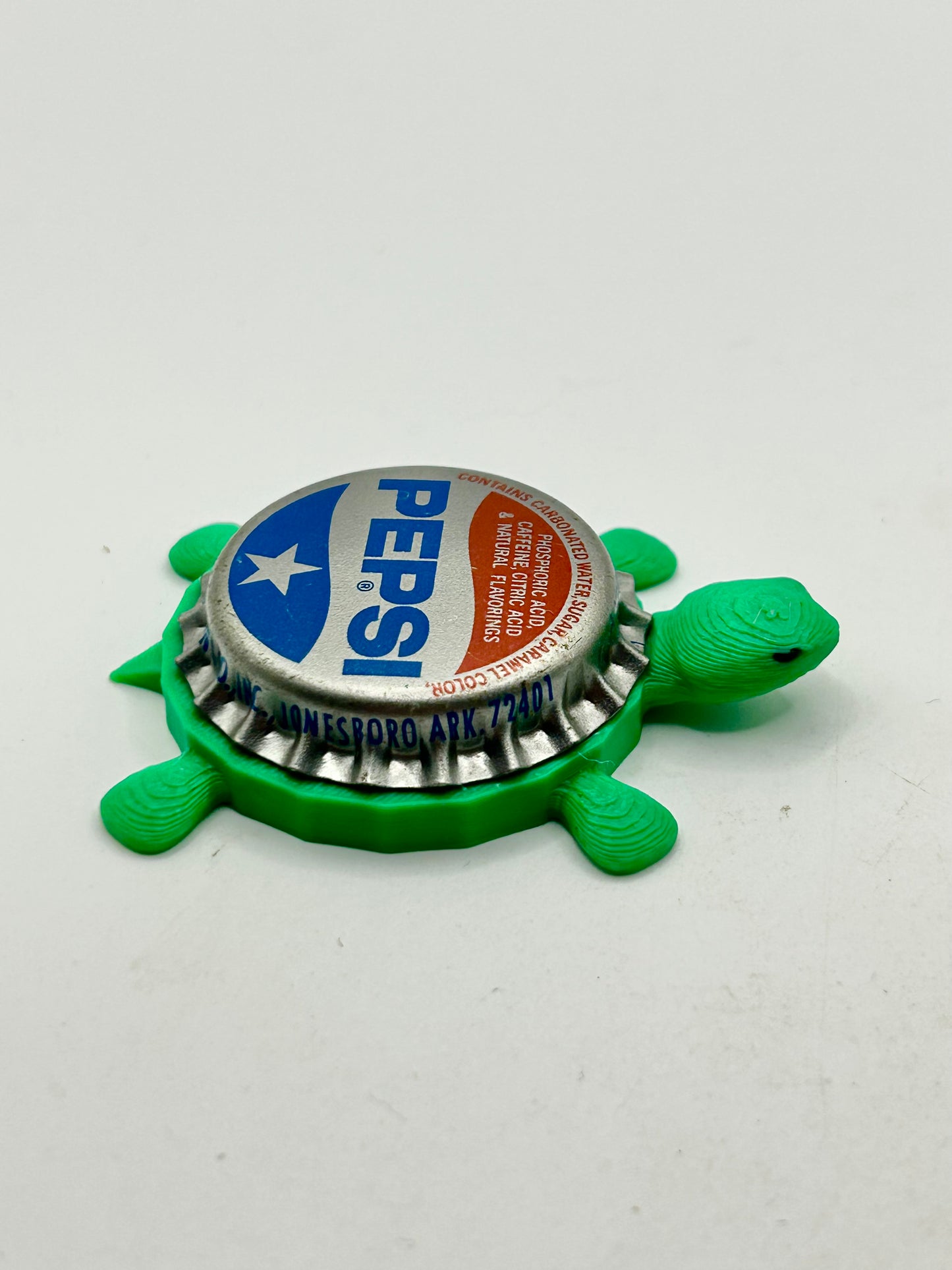 Pepsi (Star) - Bottle Cap Magnet Turtle Shell Shocked Art