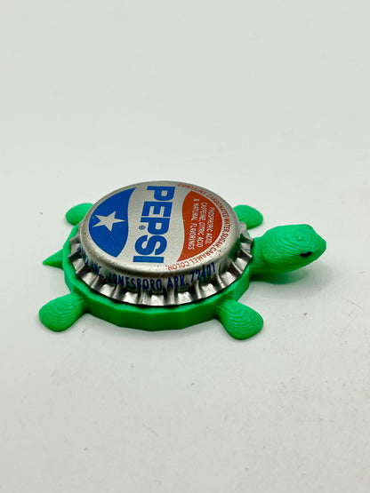 Pepsi (Star) - Bottle Cap Magnet Turtle Shell Shocked Art