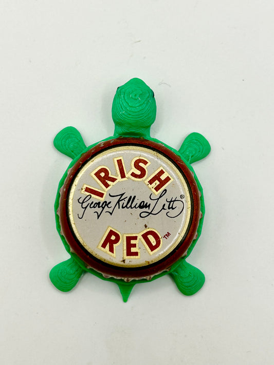 Killian's Irish Red Signature (Vintage) - Bottle Cap Magnet Turtle