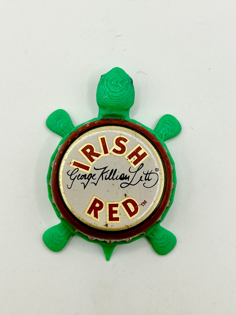 Killian's Irish Red Signature (Vintage) - Bottle Cap Magnet Turtle Shell Shocked Art