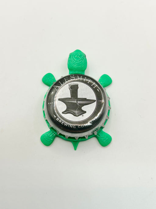 Alesmith Brewing - Bottle Cap Magnet Turtle Shell Shocked Art